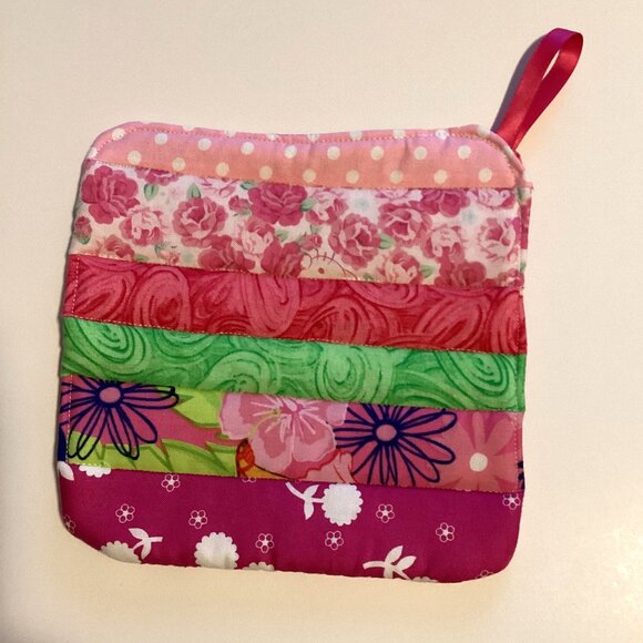 NWOT Handmade Waist Apron + Oven Mitts, Gloves + Pot Holder Kitchen Linens - Picture 6 of 7